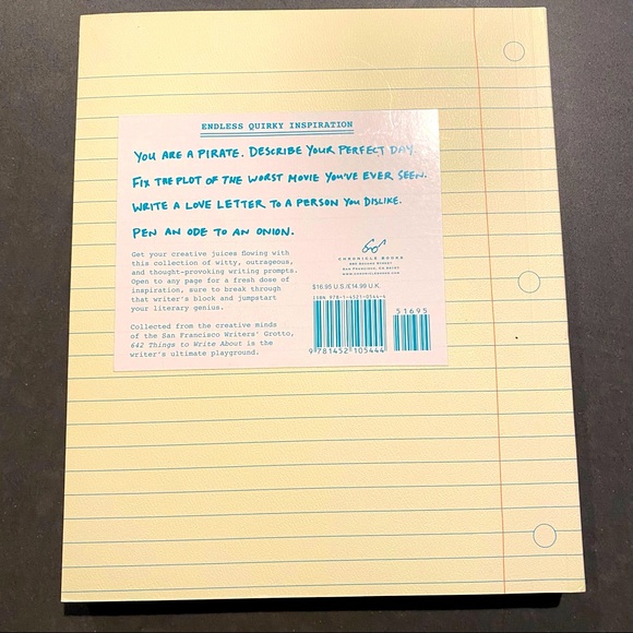 New 642 Things to Write About, creative writing prompt work book - Picture 3 of 8